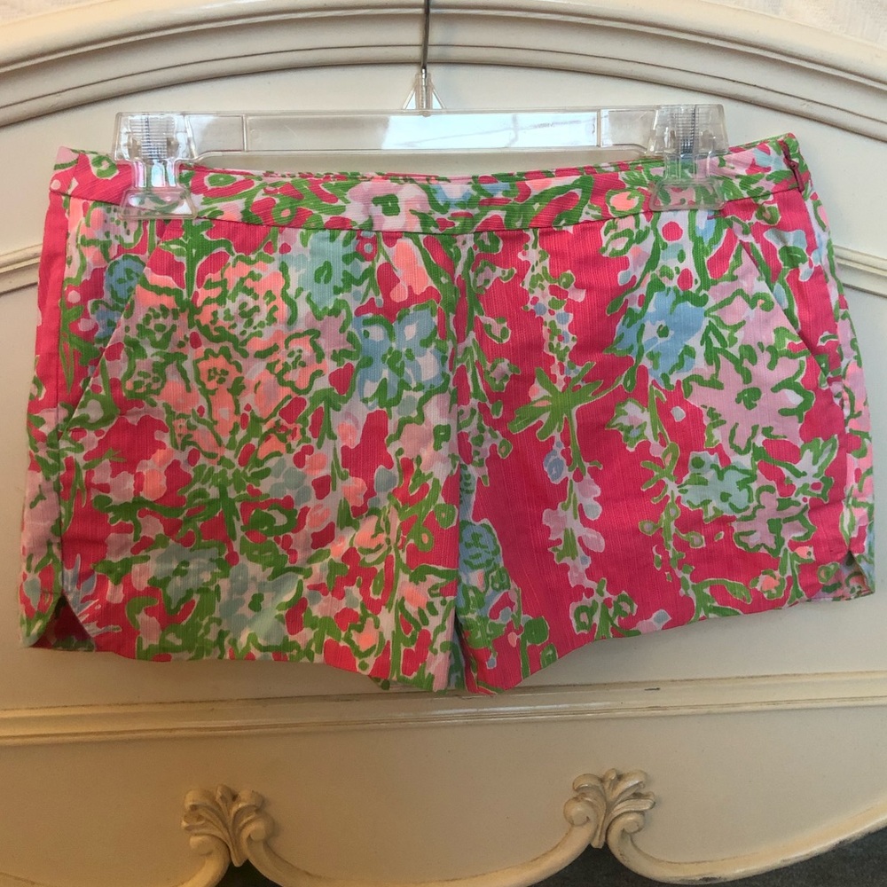 Pink Lilly Pulitzer Floral Shorts